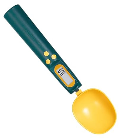 Cucchiaio da bilancia da cucina digitale, bilancia da cucchiaio digitale per alimenti, cucchiai dosatori di grammi, bilancia elettronica regolabile ad alta precisione, 1000 g/0,1 g, con display LCD, u