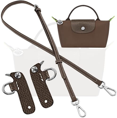 KIYOMIL Bag Leather Strap Replacement Adjustable Crossbody Shoulder Straps Pouch, Mini-terra, W0.47in