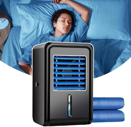 Manta PortáTil Con Enfriamiento Por Agua, Funda De ColchóN Con Enfriamiento Por Agua, Nivel De Agua Visible Integrado, Funcionamiento Silencioso, Para Personas Con Calor Y Sudores Nocturnos ,Double