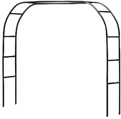 Exterior Garden Arbor - Marco de Decorativo, Enredadera Enredadera, de jardín de Metal | Arbor Resistente a la Intemperie con Postes de Tierra para vides Rosas Bodas y Elegante Entrada de