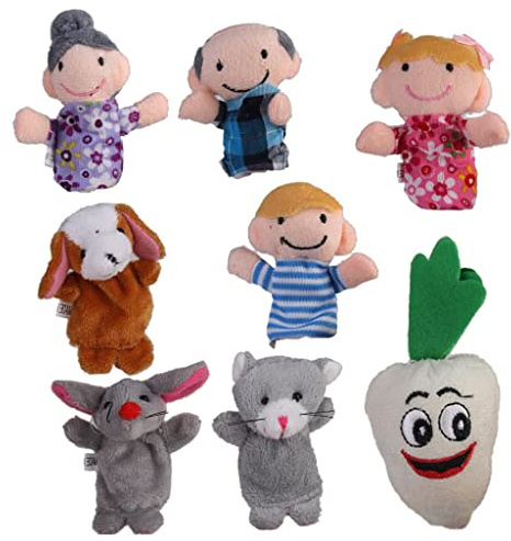 Luwecf 24 Piezas Títeres Dedos Peluche Juguetes Educativos Animales Diversidad Personajes Desarrollo Infantil Adecuados para Regalo Escuelas