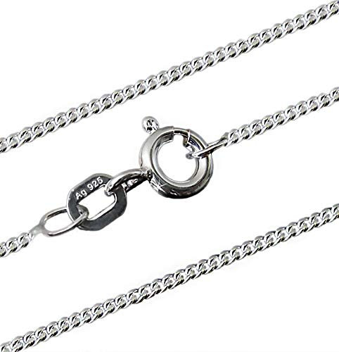 Niklarson Panzerkette 1,4mm x 45cm Kette 925 Sterling Silber Silberkette 10514-45