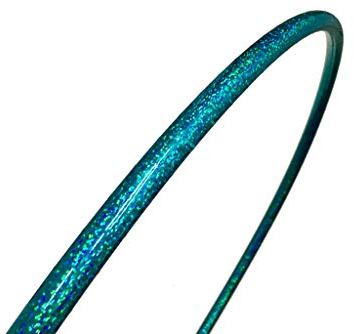 34 Hula Hoop for Dance and Performance | Hand made in the USA | Weighs 11 oz (Teal)