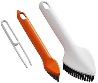 3 Pcs Shower Cleaning Brush, Cleaning Brush, Cleaning Brushes for Small Spaces, Bathroom Cleaning Brush Used on Different Surfaces to Effortlessly Remove Mold, Dirt, and Other.