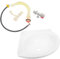 Veemoon Space Saving Plastic Corner Basin with Triangular Design for Versatile Home Office and Hotel Use Stylish and Adaptable Washbasin