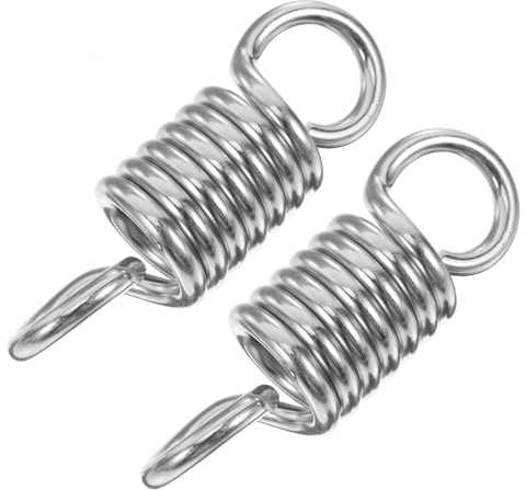Kisangel 2pièces Ressorts De Remplacement pour Chaise Suspendue Set De Ressorts Métalliques pour Balancelle Et Accessoires Balançoire