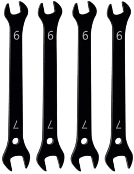 Mandouer 6mm x 7mm Double Open End Spanner, Thin Carbon Steel Wrench