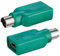 CABLEPELADO Adaptador USB a PS2 para Raton Verde (Hembra a Macho)