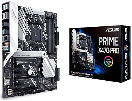 ASUS Prime X470-Pro AMD Ryzen 2 AM4 DDR4 DP HDMI M.2 USB 3.1 ATX Motherboard