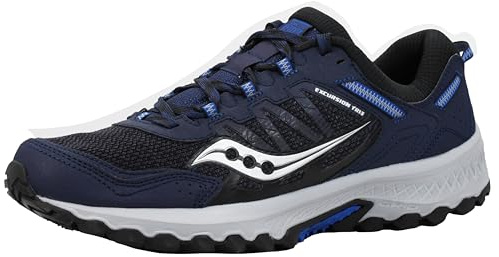 Saucony Men's Versafoam Excursion TR13 Trail Running Shoe, NAVY, 10 M US