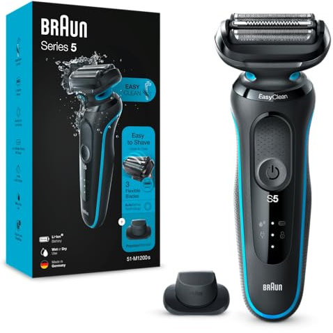 Braun Series 5 51-M1200s Afeitadora Seco/Mojado + Accesorio de Recorte