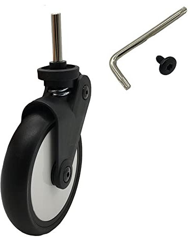 Brogtorl Replacement Rubber Front Wheel Stroller Accessory Compatible with Babyzen YOYO YOYA (1pcs Front Wheels)