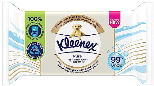 Kleenex® - Carta igienica umida pura x38