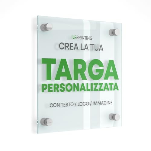 LARGE FORMAT Plaque personnalisée en polycarbonate transparent ultra résistante pour signalisation intérieure et extérieure