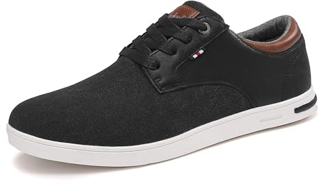 ANALEAF Mens Trainers Causal Business Oxfords Shoes Breathable Sneakers | Cushioned Lightweight Sole, Breathable Lining, Wear-Resistant Grip