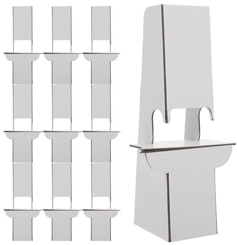 DIYEAH Cavalletto Espositivo in Cartone 7.09X3.54X1.97In Supporto Da Tavolo Per Poster Cornici E Cartoline Per Matrimoni E Decorazioni Interne