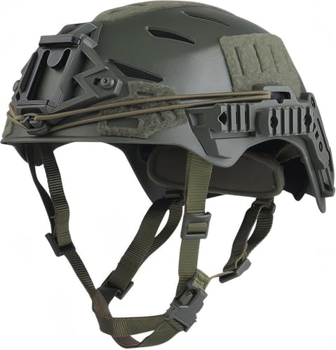 Casco táctico W.endy 3.0, versión simplificada, para Caza, Combate, Entrenamiento, protección para Airsoft, Equipo Deportivo para Exteriores (Green)