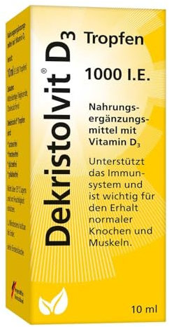 Dekristolvit D3 1000 I.E. Tropfen, 10 ml