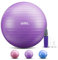 Sitzball Büro mit Ballpumpe, Gymnastikball 65cm 55cm 75cm Pezziball, Anti-Burst Fitnessball für Yoga, Gymnastik, Core Training, für Starken Rücken als Büro-Stuhl