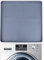 Washer and Dryer Top Protector, 23.6x23.6 inch Protective Silicone Rubber Mat Washable Dust Top Cover Pad for Washing Machine or Dryer Countertop Laundry Room Home