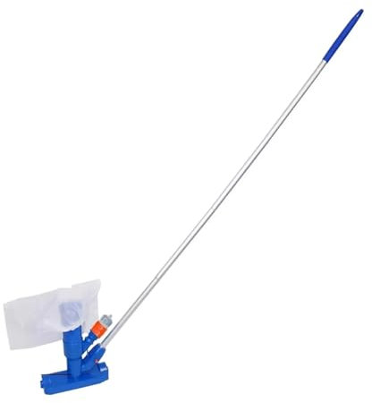 EGUIAS Kit per La Manutenzione delle Piscine Kit Testa aspirante per Piscina con Sacchetto Filtro per Piscine interrate, Accessori per la Pulizia di stagni