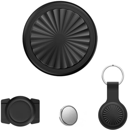 Traceur GPS pour Chats et Chiens, Compatible avec Les Colliers pour Animaux de Compagnie iOS et Android, Noir