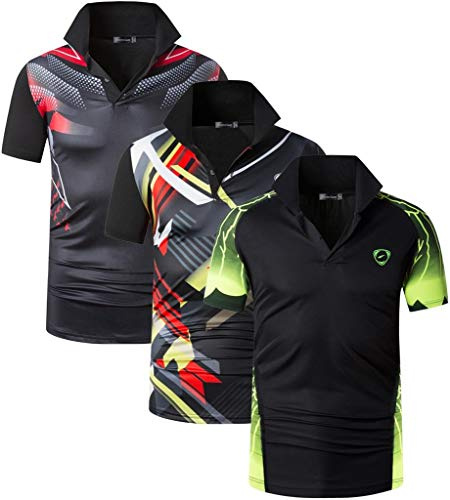 Jeansian Golf Tennis Pickleball Quick Dry Short Sleeve Sports T-Shirt LSL133
