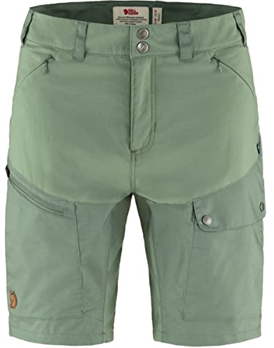 Fjallraven 89857-613-614 Abisko Midsummer Shorts W Pantaloncini Donna Jade Green-Patina Green Taglia 44