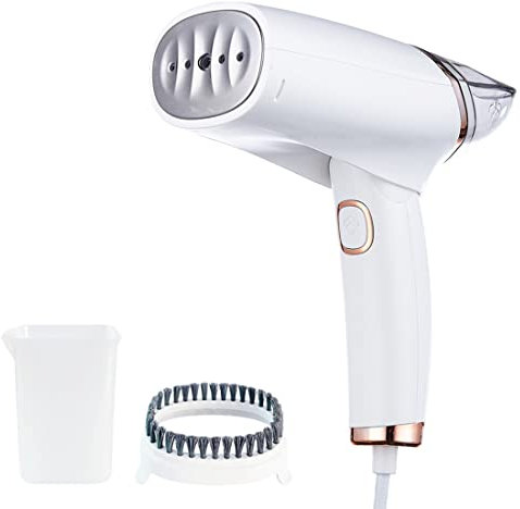 Steamer Dampfglätter, 1000W Dampfbürste Reisebügeleisen Mini, Handbügeleisen Dampf mit 110ml Wassertank, 25s Schnell Erwärmung, Dampfbürste für Remover BakterienAlltag und Reise