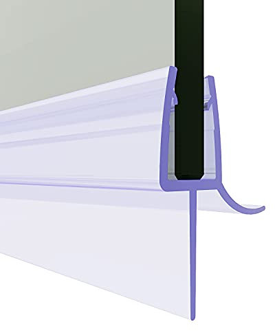 SONNI Goma Mampara Ducha 80cm,Junta Mampara Ducha Baño Bañera Puerta Adecuado para Cristal 5mm 6mm