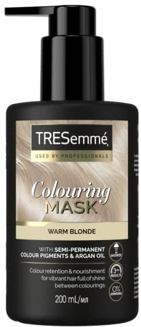 TRESemmé Colouring Mask Farberhaltung Haarmaske, Warm Blond, 200 ml