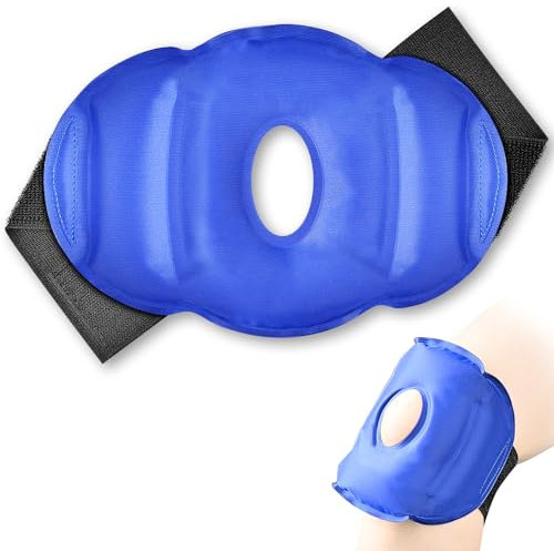 ACWOO Knie Kühlpads, Wiederverwendbare Gel Kühlpack Groß zu Knieschmerzen Lindern, Kalt Warm Kompresse Kühlkissen für Knieersatzoperationen/Arthritis/Schwellungen