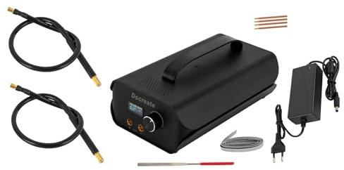 JAYEUW batteri punktsvetsmaskin punktsvetsmaskin med farad-kondensator och digital display för 0,1–0,3 mm nickelband