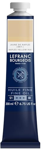 Lefranc Bourgeois Fine Oil Tube 200ml Naples Yellow Imitation