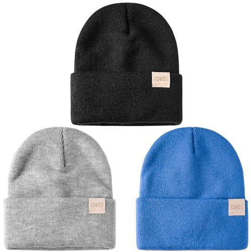 Beanie för småbarn Vintermössor för barn Varm stickad mössa för spädbarn Varm vintermössa för nyfödda för pojkar och flickor i åldern 0–36 månader