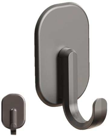 Crochet magnétique, crochet de réfrigérateur – Crochet de rangement magnétique puissant – Étagères de rangement, pas de trous, cintres à ustensiles Traaceless pour serviettes, clés, tabliers