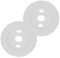 LIFKOME 2pcs Thermostat Wall Plate Cover Kit Trim Plate for Nest Thermostat Easy to Install for Decor