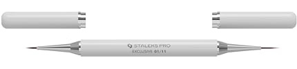 STALEKS PRO by Natury Nails Pincel EXCLUSIVE doble punta. Delineador liner de 7 mm y 12 mm. NBE-01/11