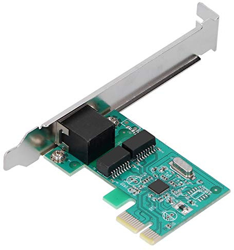 Tarjeta de red PCI-E, autoadaptación de 1000M, totalmente compatible, tarjeta Gigabit sin controlador, detección cruzada automática y compatibilidad con corrección, para computadora de escritorio