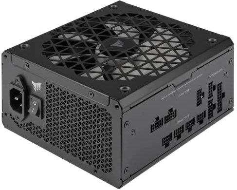 Corsair RM750x SHIFT Fully Modular ATX Power Supply - 80 PLUS Gold - ATX 3.1 - PCIe 5.1 - Zero RPM - Modular Side Interface - Black