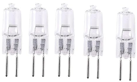 UGEFKMQ Ampoule Lampe Halogène G5.3 Ampoules Halogènes G5.3, 2 Broches, 20W, 24V, 50W, Variable, Blanc Chaud, Ampoule À Capsule Halogène G5.3,70W,5 Pièces