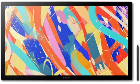Wacom Cintiq 24 Drawing Tablet with Screen, 23.8 inch Display, Pro Pen 3 (Battery-Free), 100% sRGB Pen Display for Artists, Designers, Animation, Game Dev, Works with Mac, PC & Android
