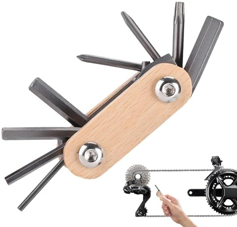 Kit d'outils multifonctions pour vélo | Kit d'entretien de vélo de route – Kit d'outils de réparation de vélo 8 en 1, ensemble d'accessoires multifonctions pour vélo de route et VTT