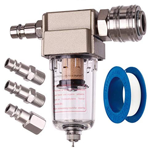 Filtre à air comprimé, Séparateur d’eau, Séparateur d’huile, raccord rapide inclus