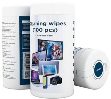 GEMBIRD Toallitas Desinfectantes para Dispositivos Electrónicos CK-AWW100-01 (100 Unidades)