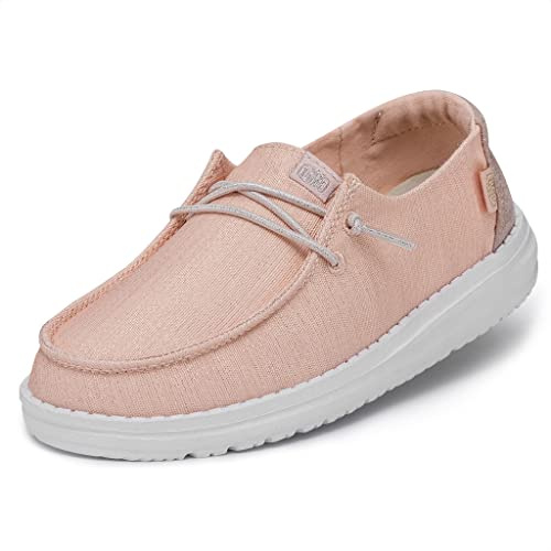 Hey Dude Wendy Youth Glitter - Girls Shoes - Rose Crystal - Size EU 34