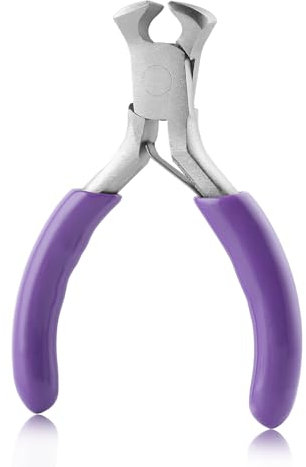 GOLD DEER 3 Inches Mini End Cutting Pliers Precision End Nippers Zipper Install Tool Nail Puller Tool Small Wire Cutter for Guitar Strings Beading Jewellery Making Tool Shoes Repair Tool