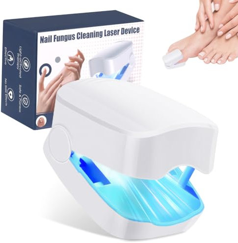 ACWOO Nagelpilz Laser Gerät, Nagelpilz Laser Behandlungsgerät, Hocheffizientes Nagelpilz Kaltlasertherapie, Nagelpilz Behandlungs Gerät für Finger & Fußnägel, Nagelpilz Laser Pilz-Onychomykose,470nm