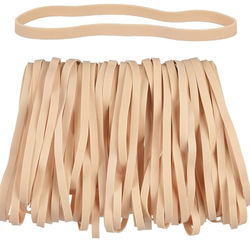 Rubber Bands 50 Pcs Large150x6mm Big Rubber Bands Elastic Bands for Office Supplies File Folders Box Books gifts Notebook