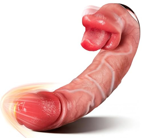 Dildo Vibratore Realistico 3in1 - Sex Toys per Donna & Coppia